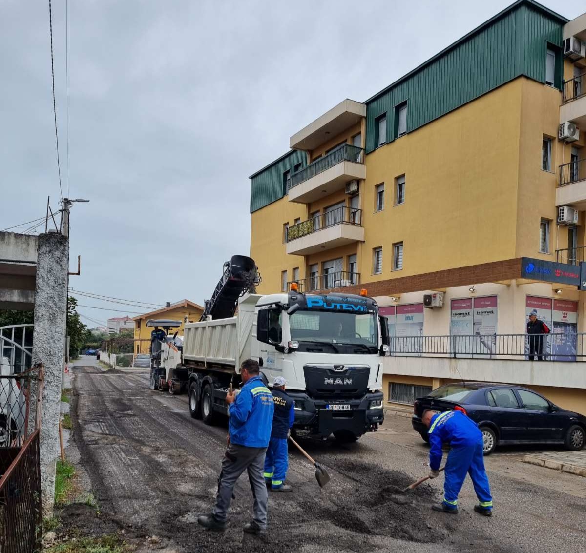 Počeli radovi na sanaciji kraka Ulice Jelene Balšić na Zabjelu