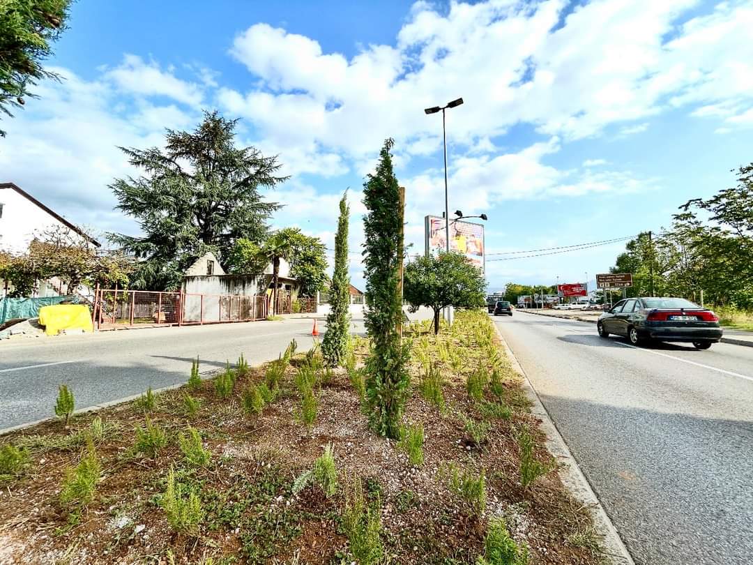 Radovi na pejzažnom uređenju Bulevara 21.maj u završnoj fazi