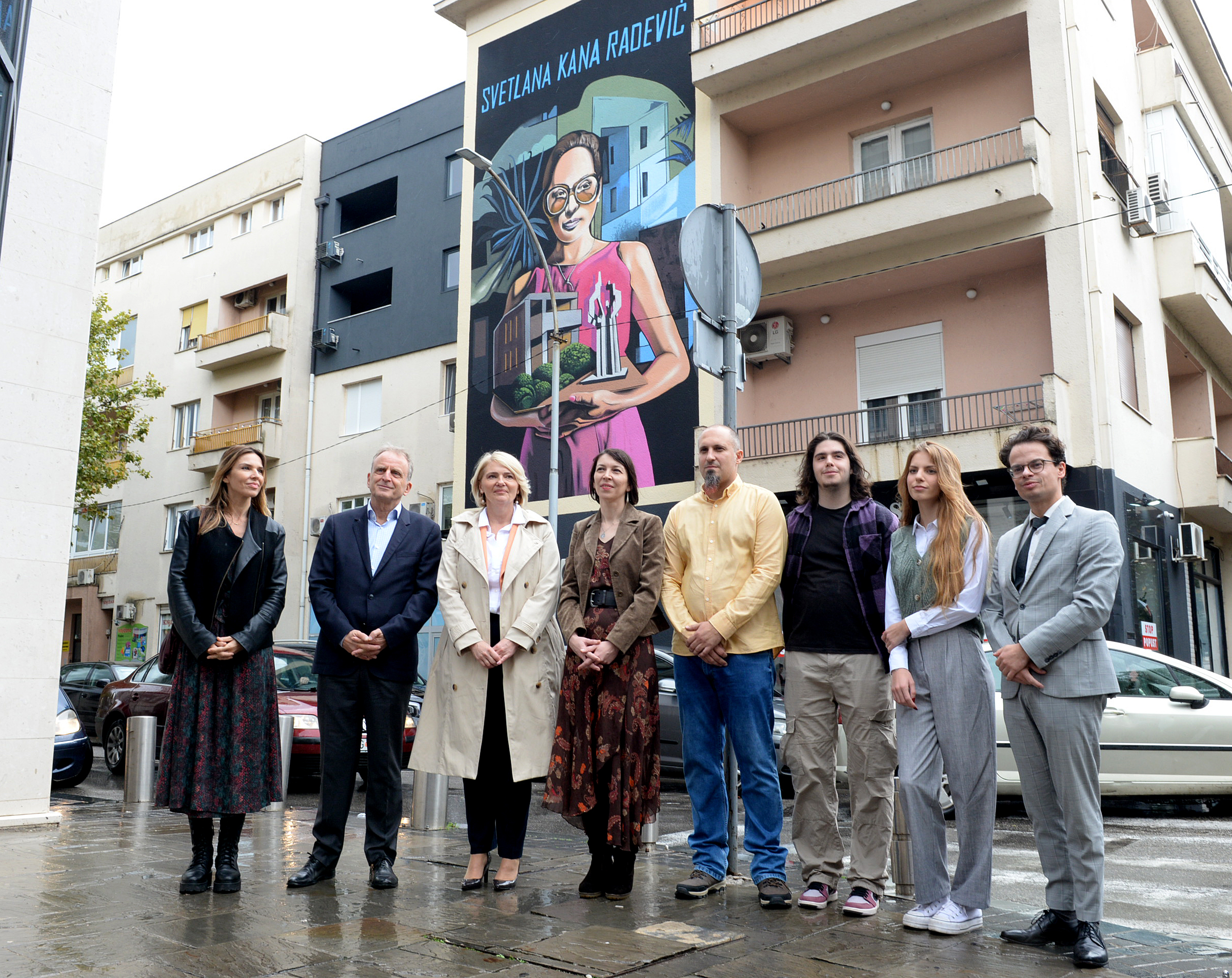 Izuzetne žene Crne Gore: Mural Svetlane Kane Radević krasi centar Podgorice