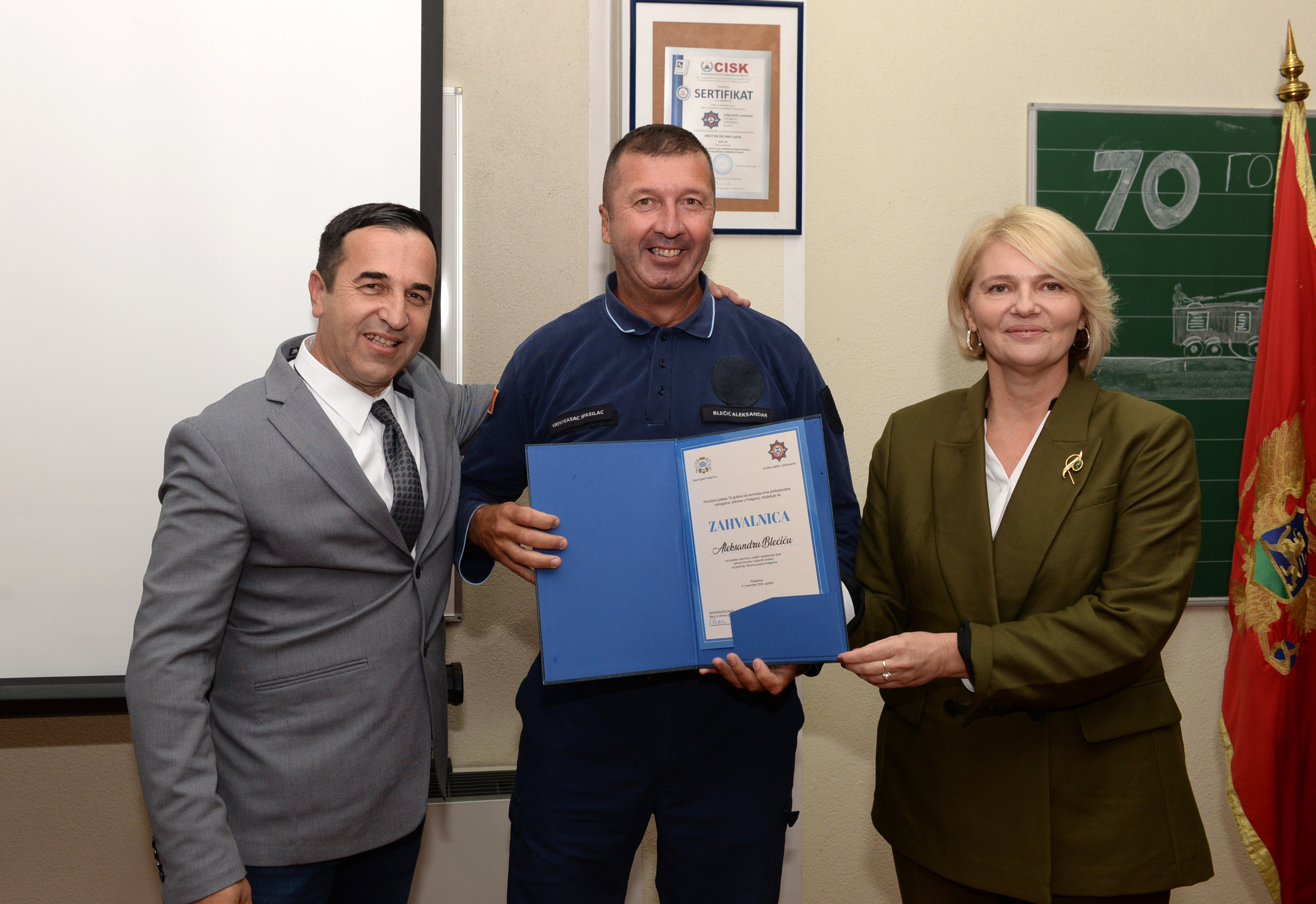 Obilježen veliki jubilej Službe zaštite i spašavanja Glavnog grada