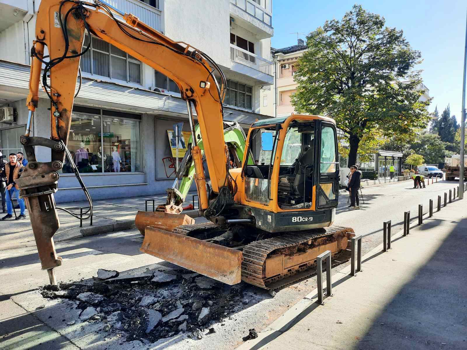 Počeli radovi na rekonstrukciji Balšićeve ulice