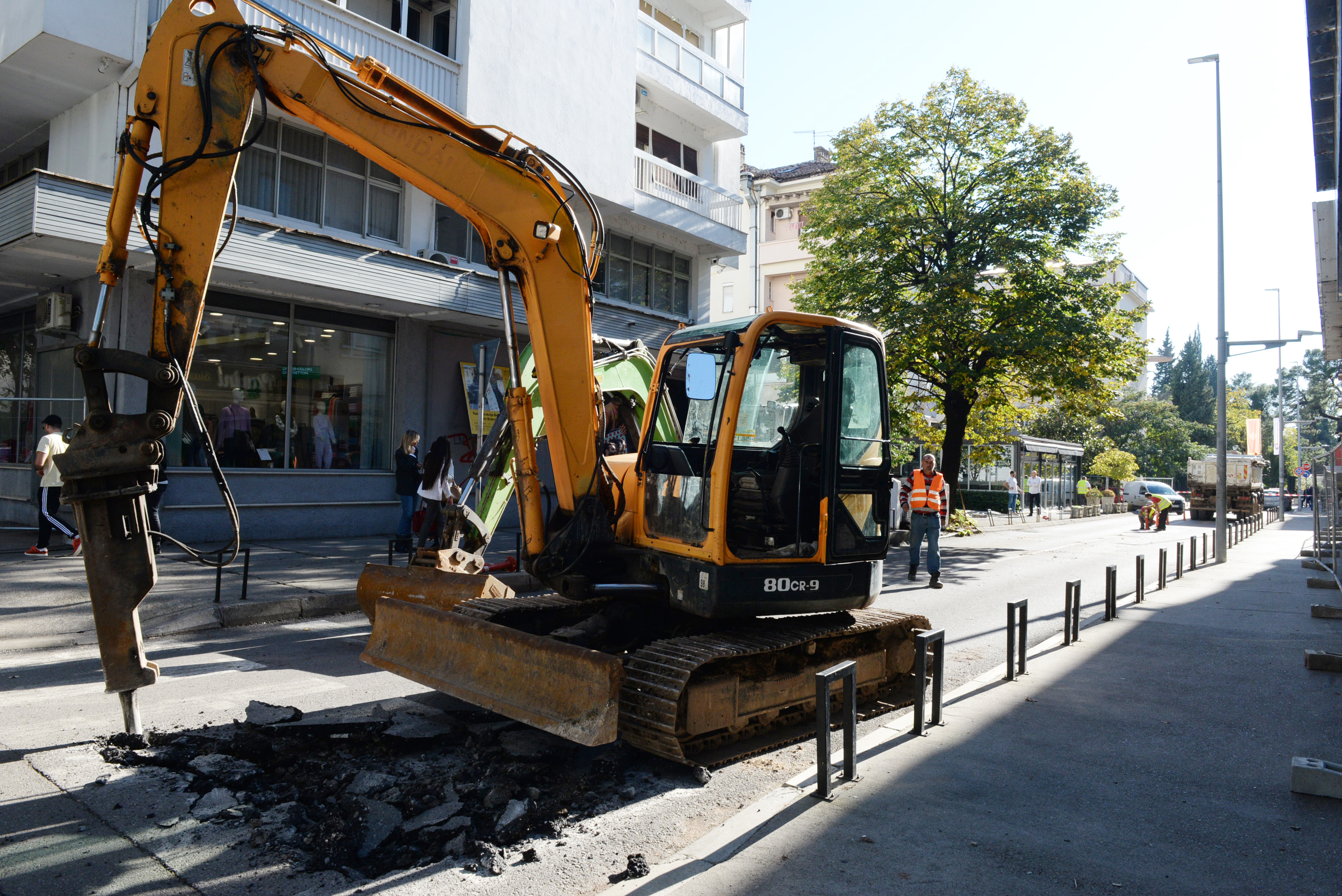 Počeli radovi na rekonstrukciji Balšićeve ulice