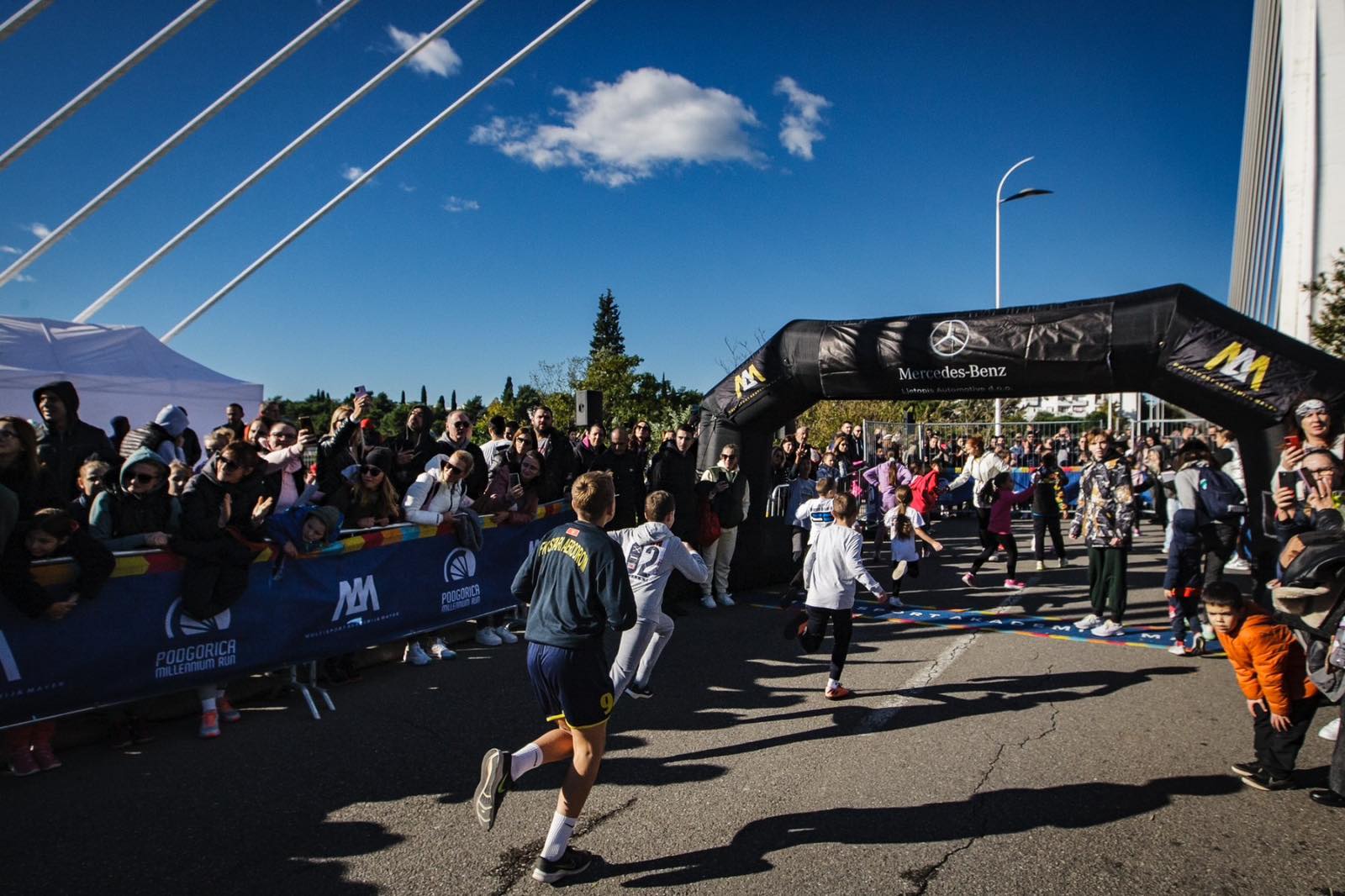 Dječija i trka paraolimpijaca uvod za sjutrašnji Podgorica Millennium Run
