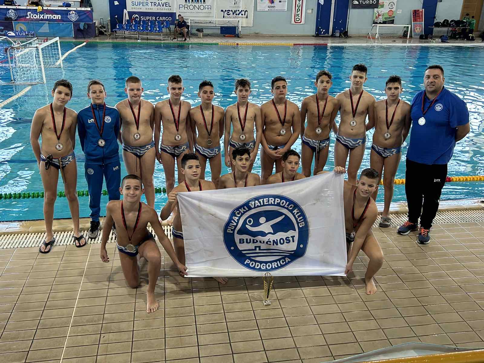 PVK "Budućnost" Podgorica napravio izuzetan rezultat na međunarodnom vaterpolo turniru u Grčkoj