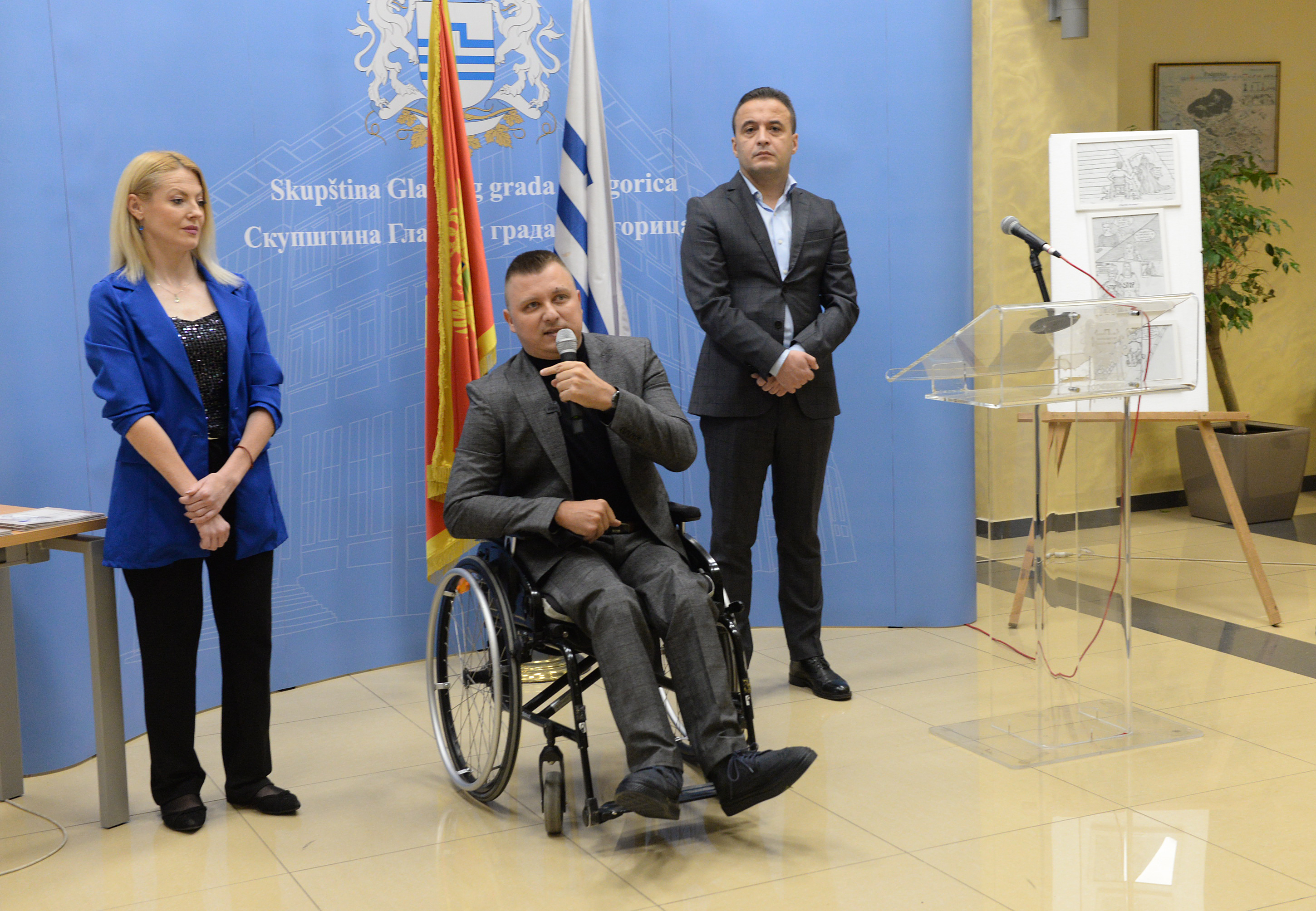 Otvorena izložba stripa o pristupačnosti javnog prostora; Zajedničkim djelovanjem doprinijeti boljem položaju i poštovanju prava osoba sa invaliditetom