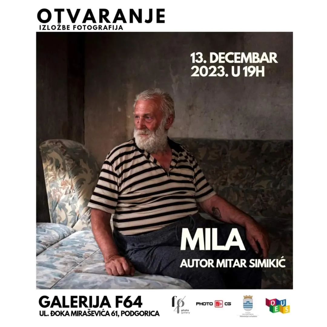 Izložba fotografija "Mila", autora Mitra Simikića