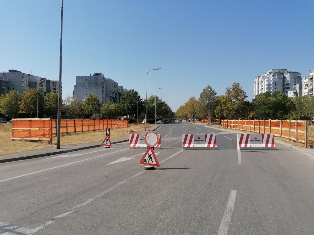 Počela izgadnja kružnog toka na raskrsnici ulica Meše Selimovića i Blaža Jovanovića