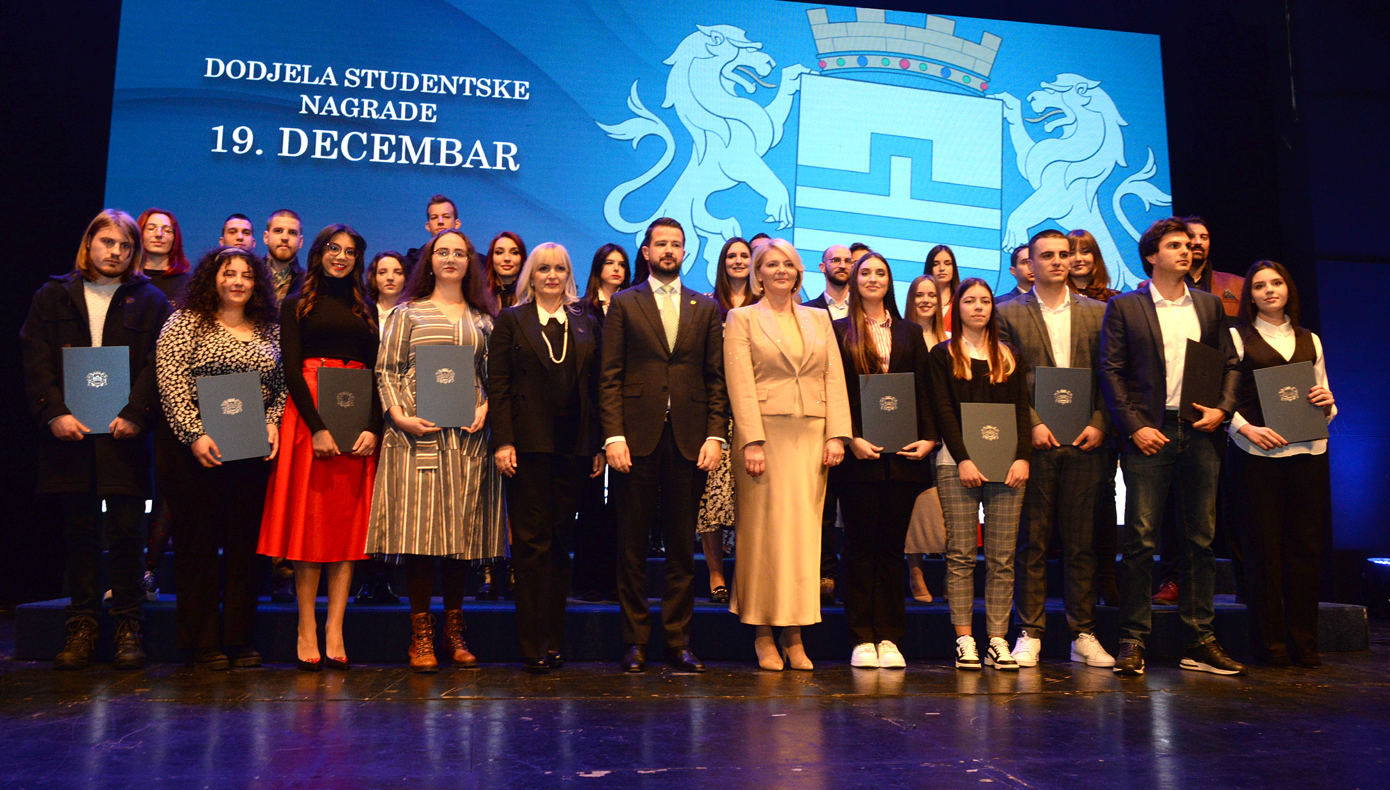 Dodijeljene nagrade najboljim studentima za 2023. godinu;  Injac: Ulaganje u znanje je ulaganje u sebe i u budućnost