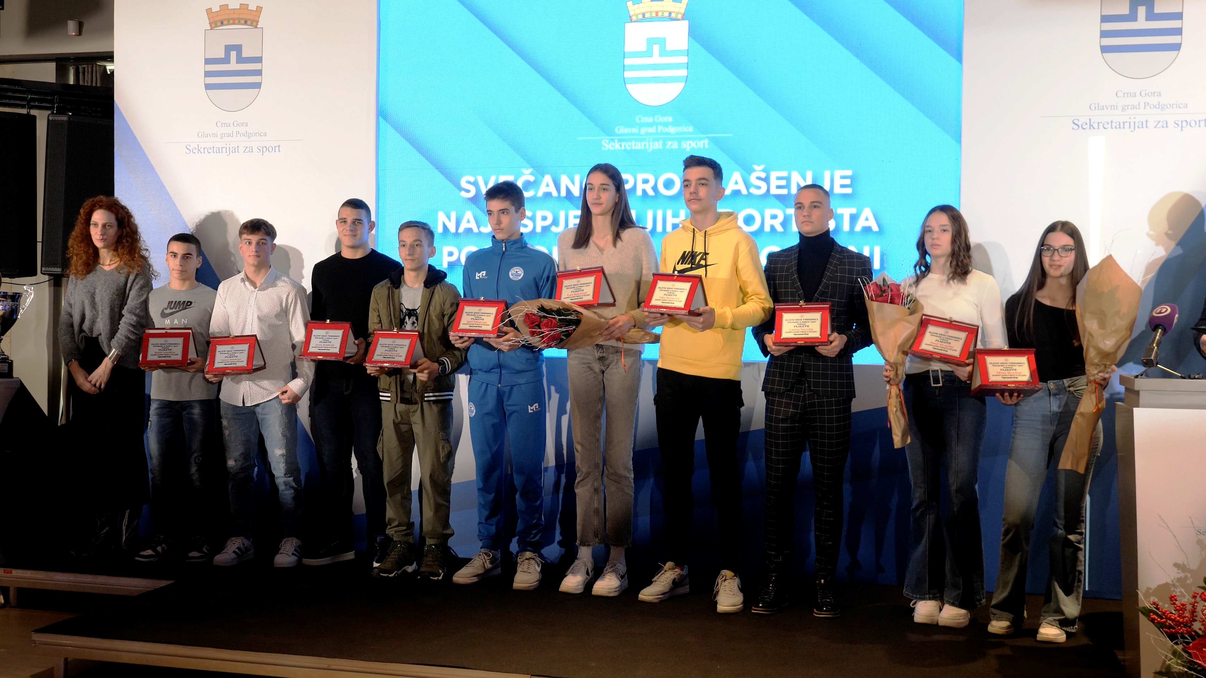Uručena priznanja najboljim sportistima, sportskim radnicima i kolektivima u 2023. godini