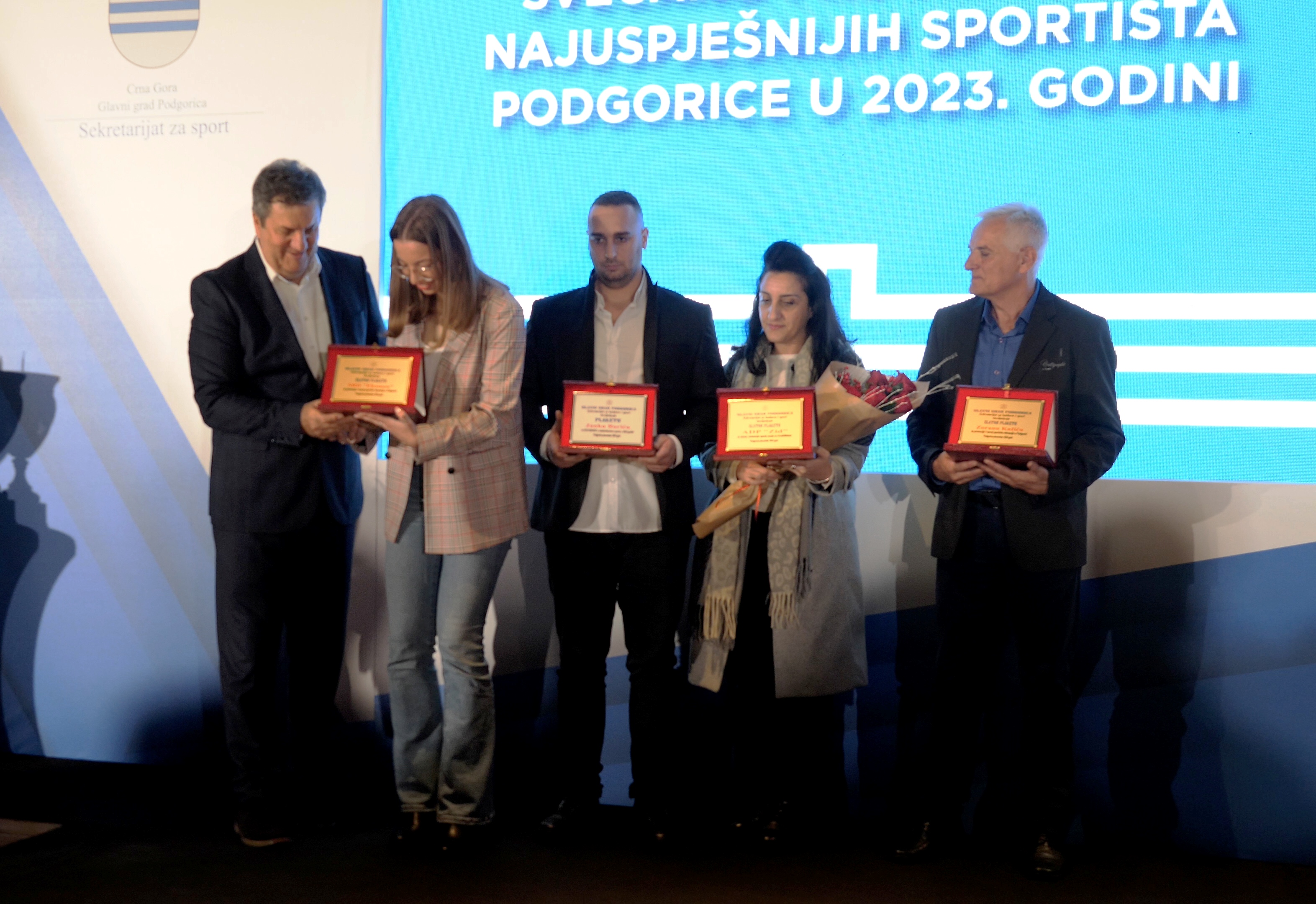 Uručena priznanja najboljim sportistima, sportskim radnicima i kolektivima u 2023. godini