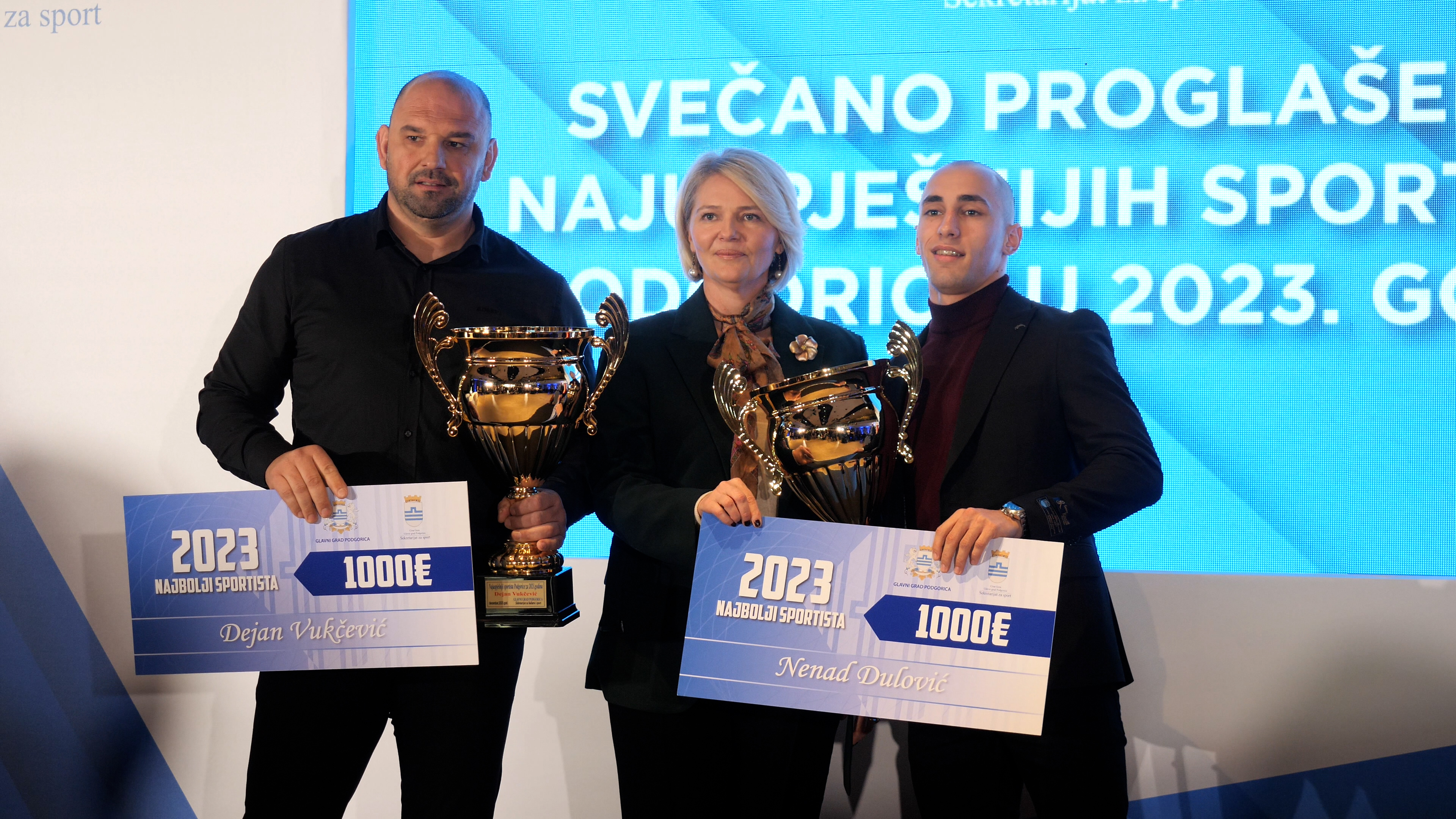 Uručena priznanja najboljim sportistima, sportskim radnicima i kolektivima u 2023. godini