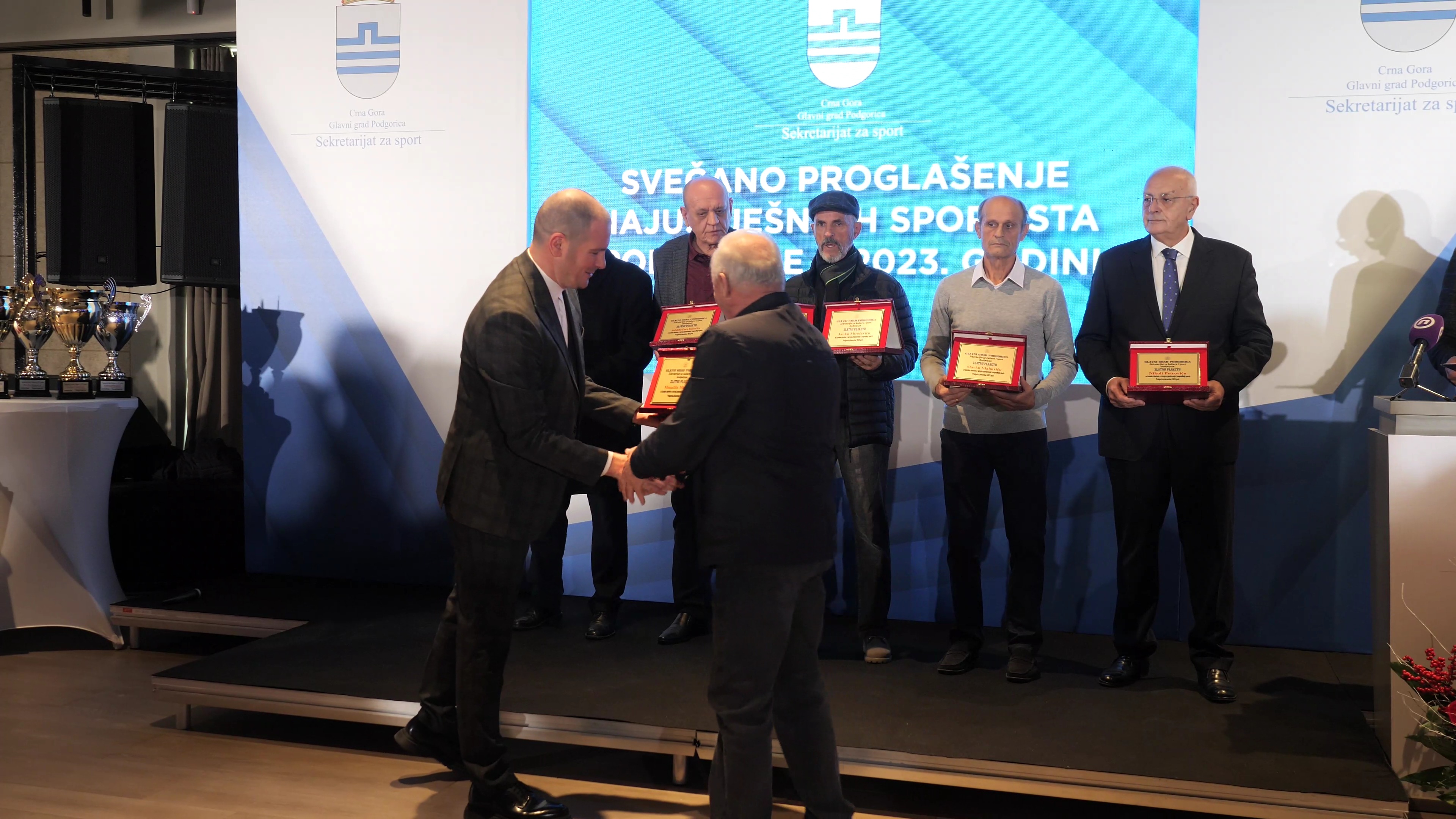 Uručena priznanja najboljim sportistima, sportskim radnicima i kolektivima u 2023. godini