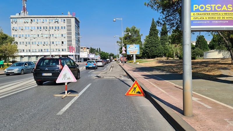 Počela druga faza rekonstrukcije Bulevara Svetog Petra Cetinjskog
