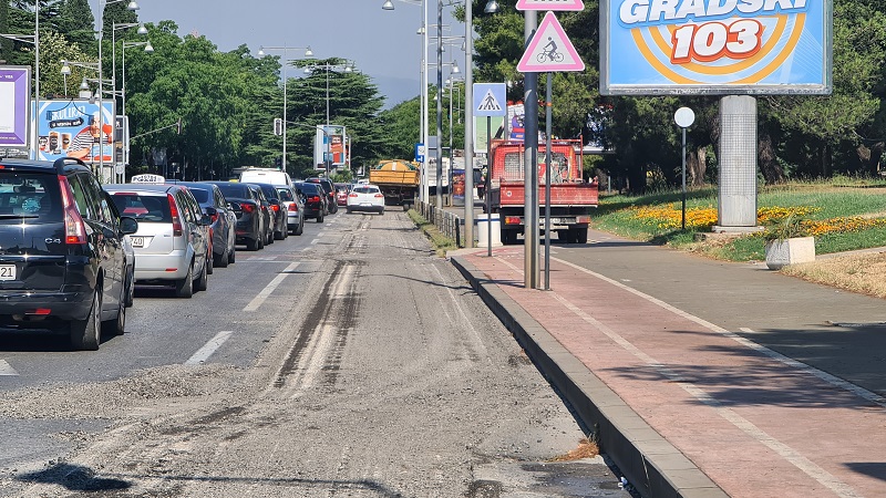 Počela druga faza rekonstrukcije Bulevara Svetog Petra Cetinjskog