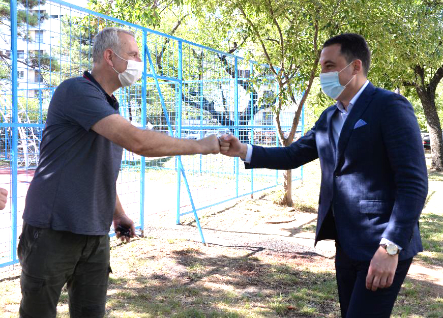 Rekonstruisan kultni košarkaški teren iza zgrade SIMPO, uskoro i novo dječije igralište u ovom kvartu
