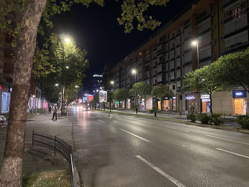 Nova rasvjeta na dijelu Bulevara Džordža Vašingtona