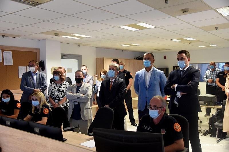 Vuković i Nuhodžić otvorili Operativni centar za video nadzor: 270 kamera pokrivaće teritoriju Podgorice