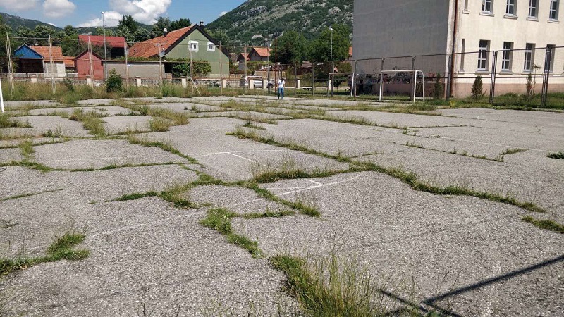 Donacijom Glavnog grada Cetinje dobilo potpuno rekonstruisan poligon kod gimnazije