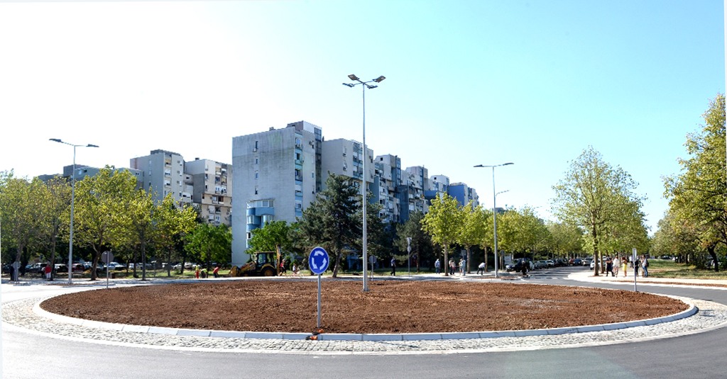 Podgorica dobila još jedan kružni tok: Završena izgradnja kružne raskrsnice ulica Meše Selimovića i Blaža Jovanovića
