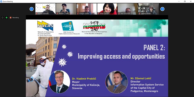 Digitalizacija Glavnog grada predstavljena kao dobra praksa u borbi protiv koronavirusa na međunarodnoj konferenciji asocijacija lokalnih samouprava za Jugoistočnu Evropu