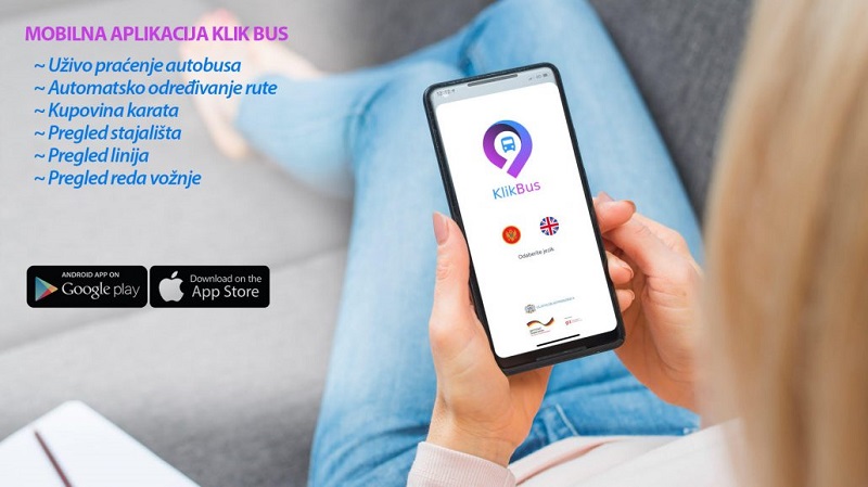 Mobilna aplikacija Klik bus još jedan korak u modernizaciji javnog prevoza u Podgorici