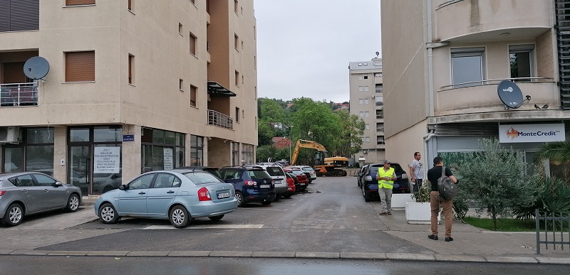 Počeli radovi na uređenju parkinga u Dalmatinskoj ulici