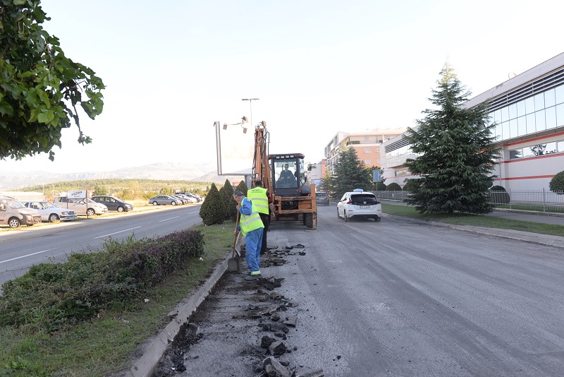 Putevi počeli sanaciju dijela Bulevara Josipa Broza na Starom aerodromu