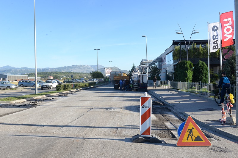 Putevi počeli sanaciju dijela Bulevara Josipa Broza na Starom aerodromu