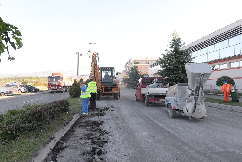 Putevi počeli sanaciju dijela Bulevara Josipa Broza na Starom aerodromu