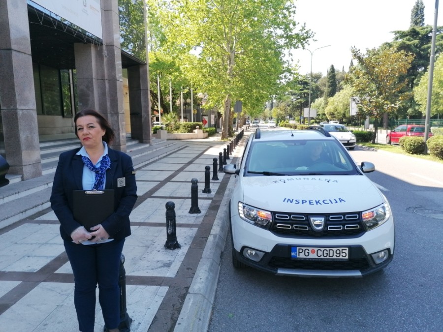 Komunalna inspekcija pojačano kontroliše poštovanje epidemioloških mjera na teritoriji Podgorice