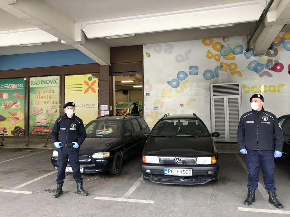 Komunalna inspekcija pojačano kontroliše poštovanje epidemioloških mjera na teritoriji Podgorice