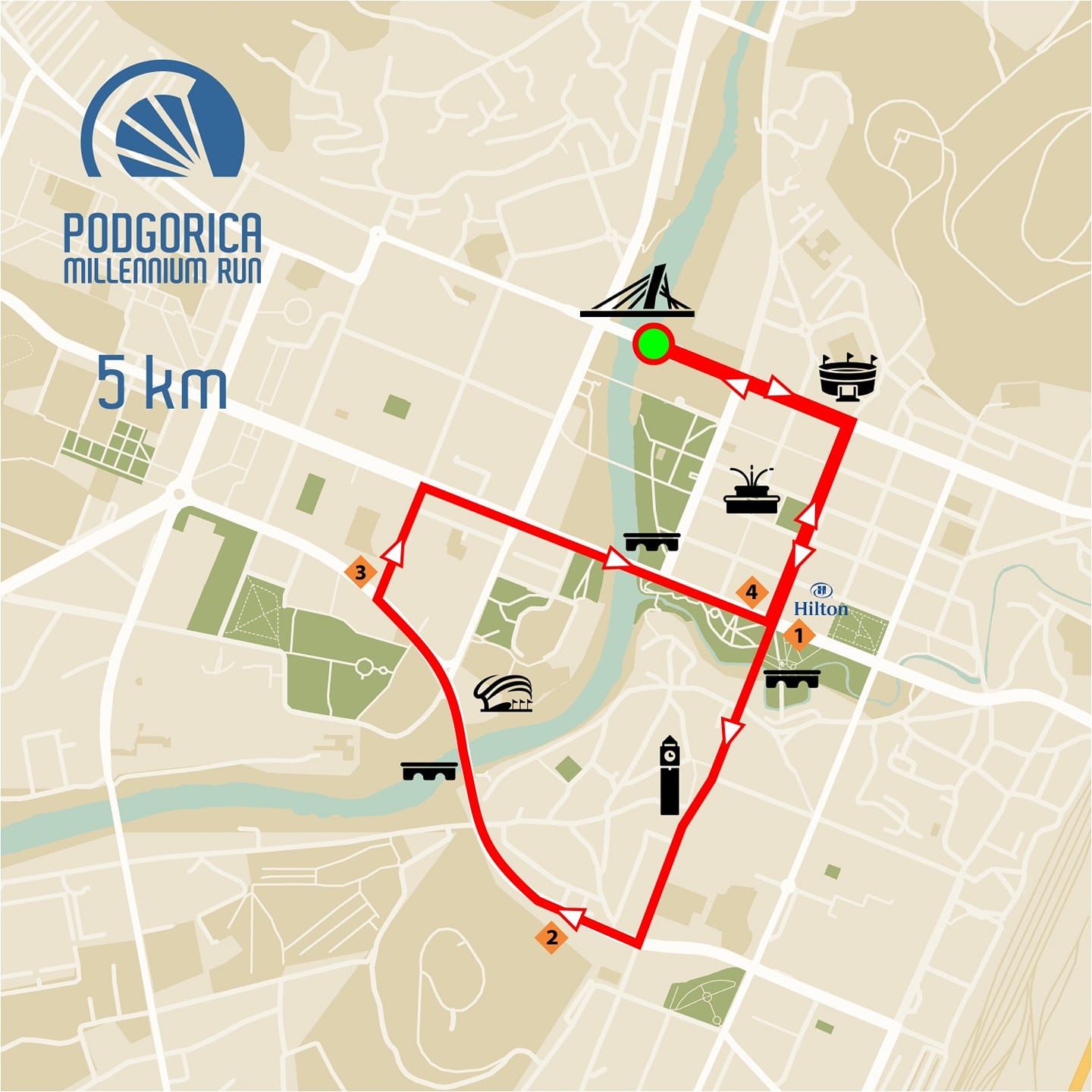 Glavni grad pokrovitelj nove sportske manifestacije Podgorica Millenium Run