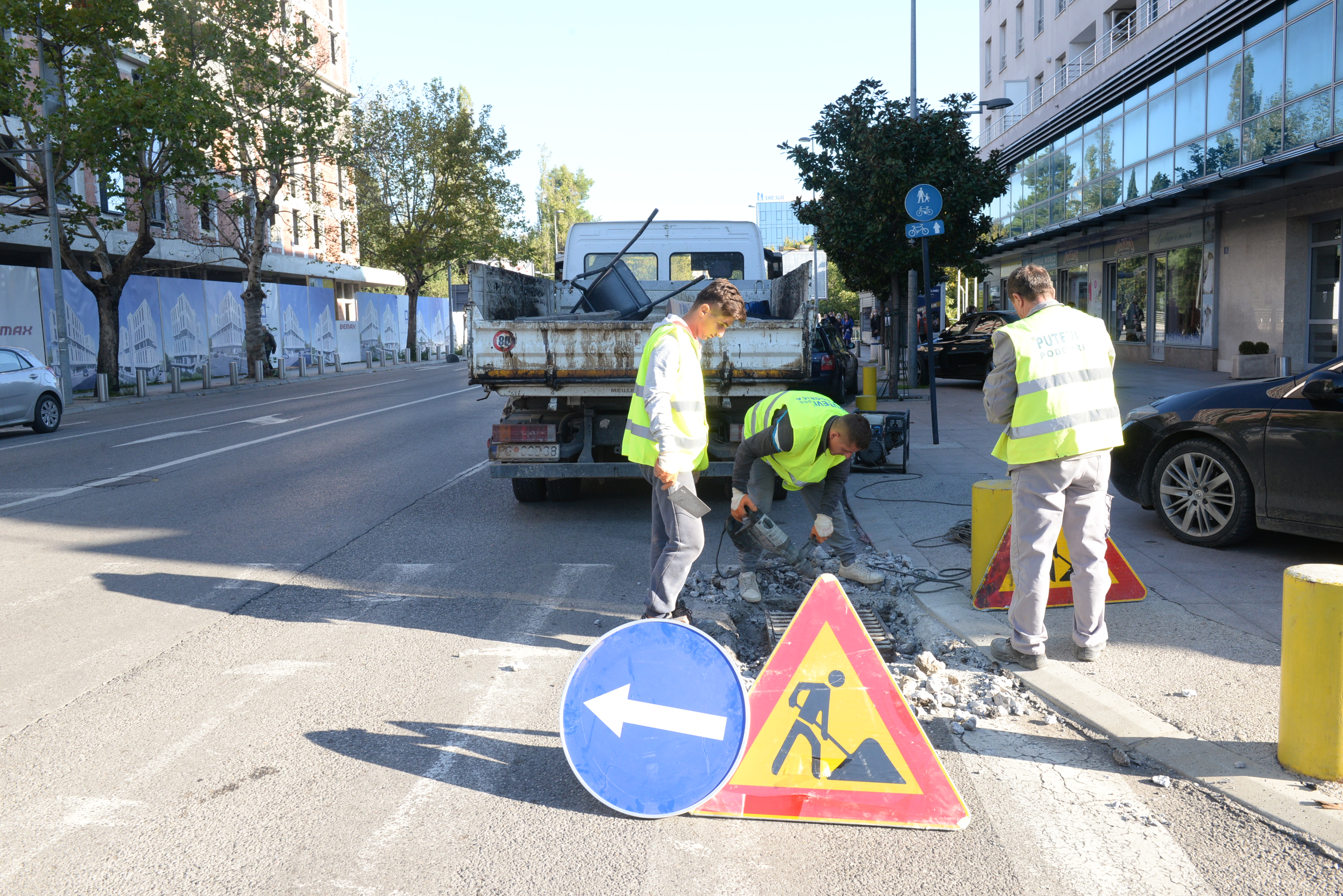 Počela rekonstrukcija dijela Ulice Kralja Nikole u cilju veće bezbjednosti svih učesnika u saobraćaju