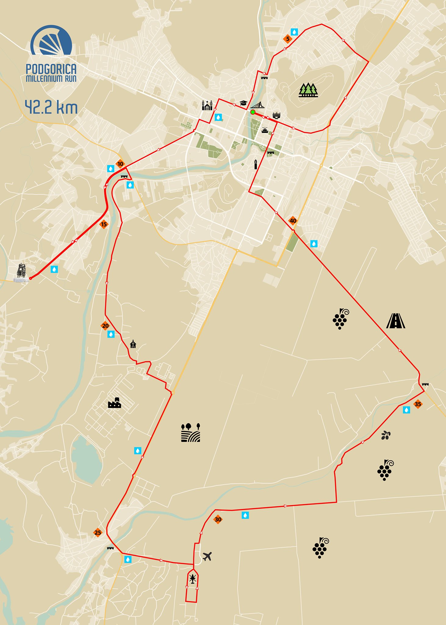 Zbog epidemiološke situacije odlaže se prvo izdanje manifestacije “Podgorica Millennium Run"