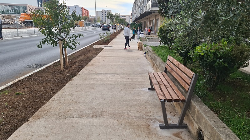 Pejzažno uređena i Baku ulica