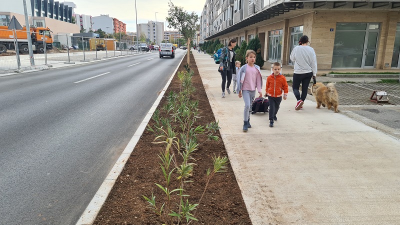 Pejzažno uređena i Baku ulica