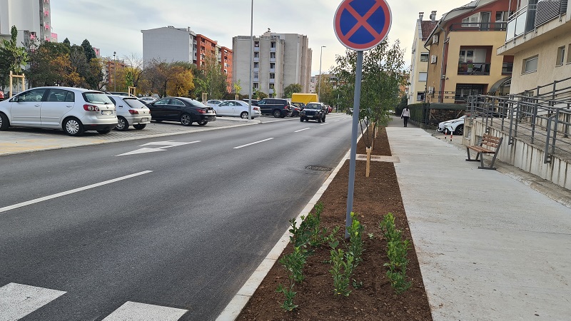 Pejzažno uređena i Baku ulica