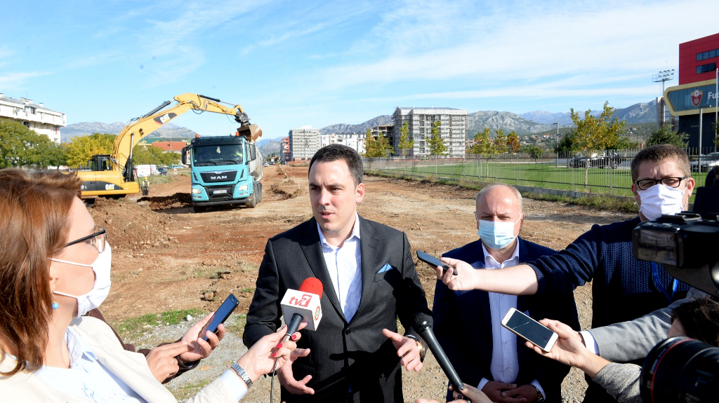 Vuković na Starom aerodromu: Počela izgradnja Bulevara Veljka Vlahovića vrijednog 4,6 miliona eura