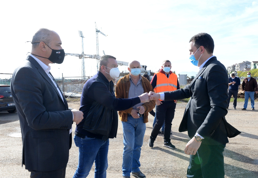 Vuković na Starom aerodromu: Počela izgradnja Bulevara Veljka Vlahovića vrijednog 4,6 miliona eura