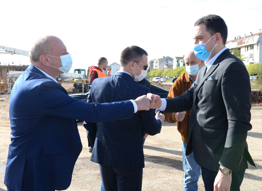 Vuković na Starom aerodromu: Počela izgradnja Bulevara Veljka Vlahovića vrijednog 4,6 miliona eura