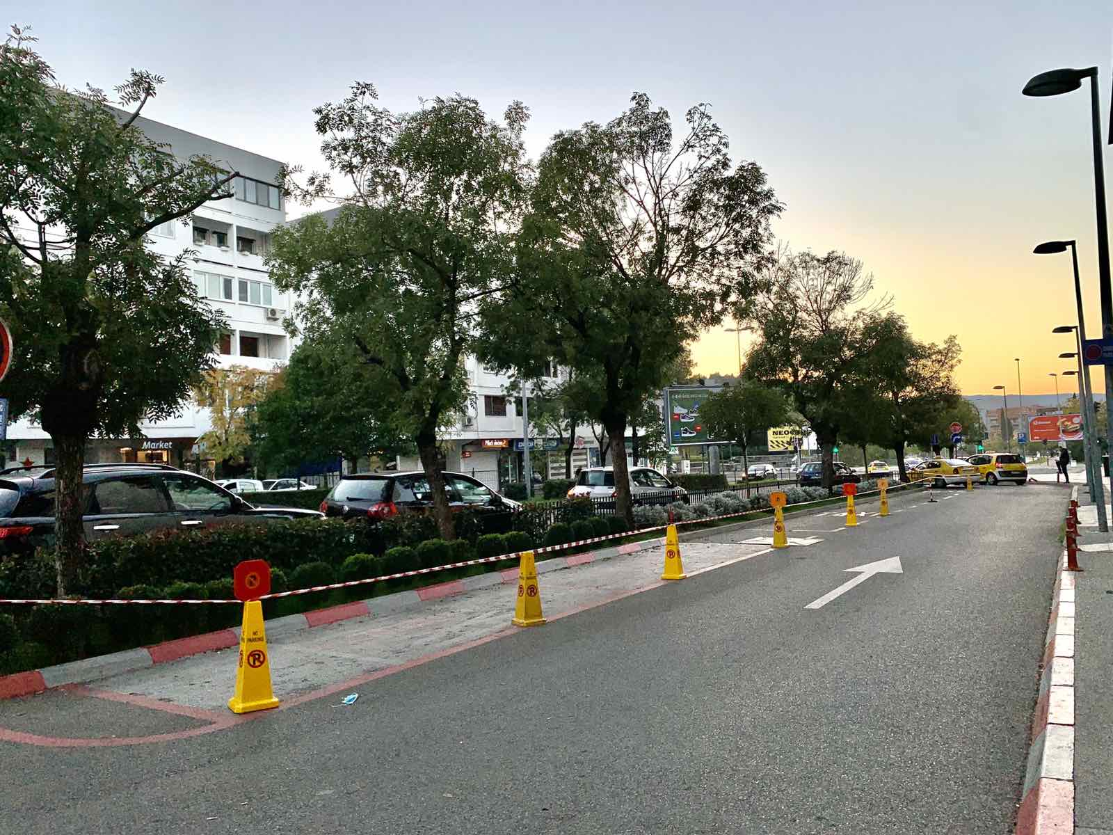 Taksi stajalište na Bulevaru Save Kovačevića izmješteno na lokaciju pored ulaza u garažu TC Mall of Montenegro