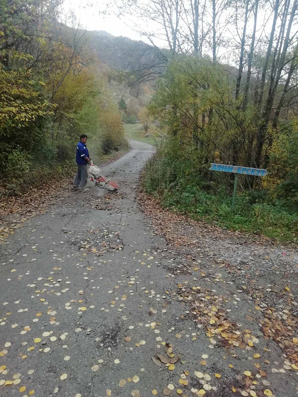 Počeli radovi na sanaciji putnog pravca Nožica-Brskut