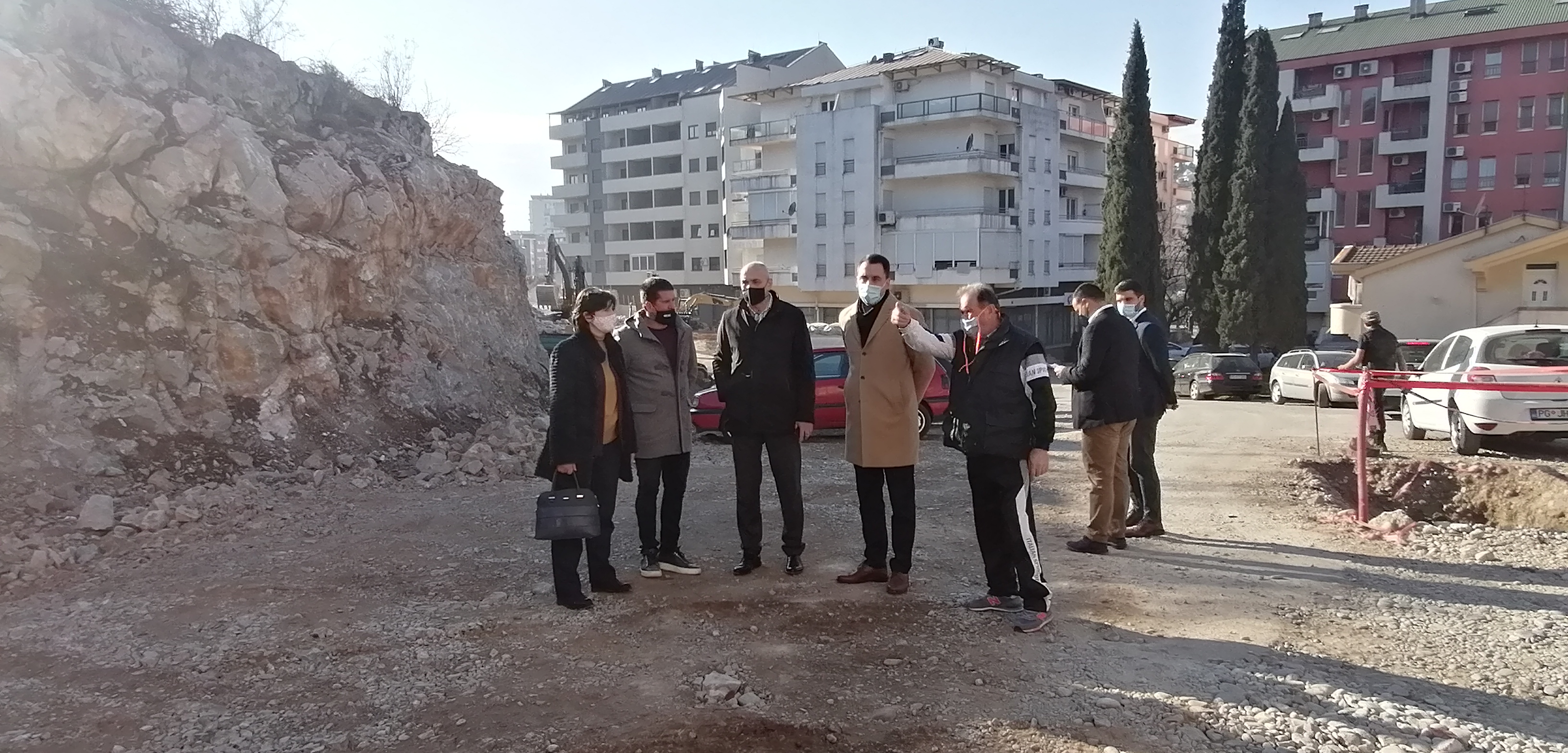 Gradonačelnik Vuković obišao radove u ulicama 18. jula i Veliše Mugoše i gradilište na Zabjelu