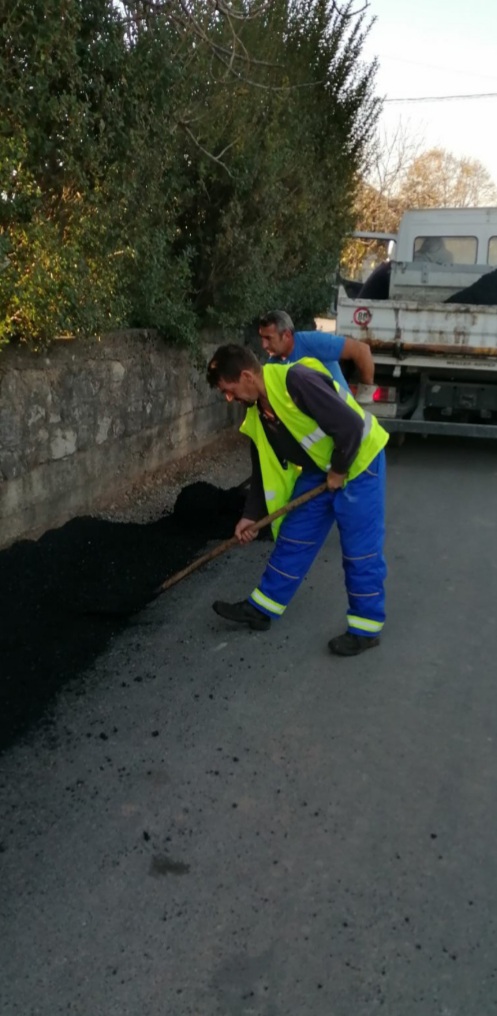 Putevi sanirali saobraćajnice nakon izgradnje vodovodne i  kanalizacione mreže