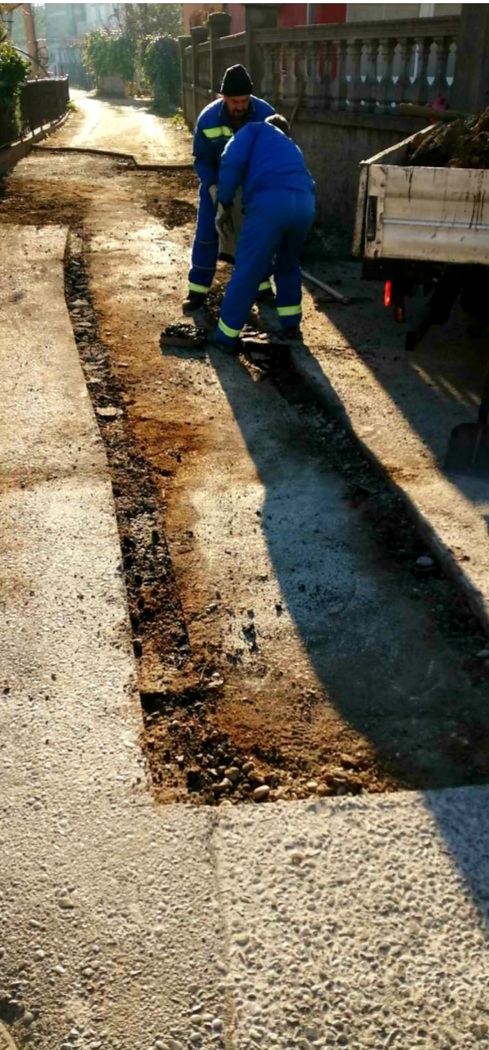 Putevi sanirali saobraćajnice nakon izgradnje vodovodne i  kanalizacione mreže