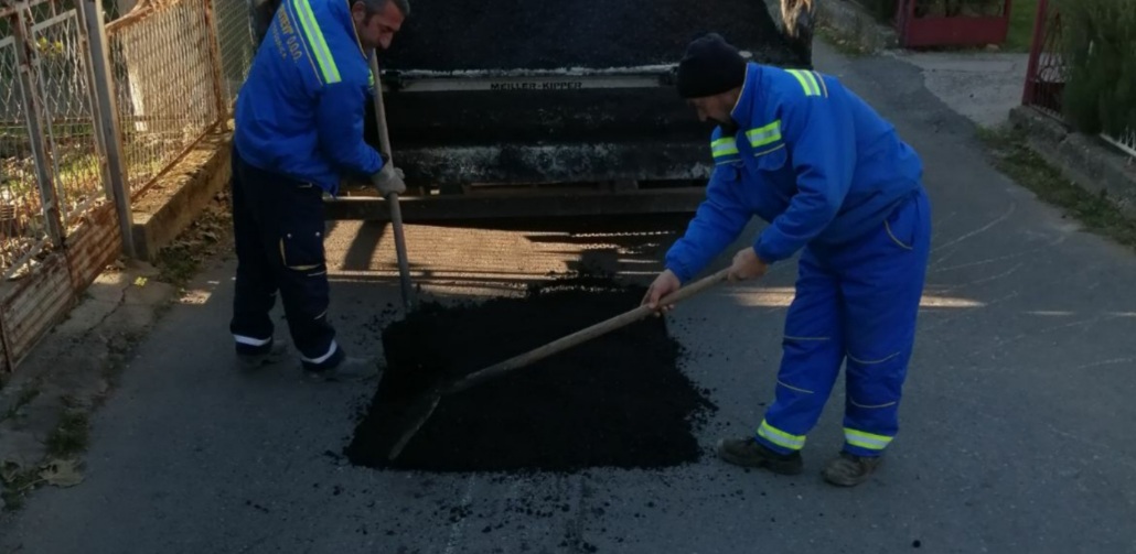 Putevi sanirali saobraćajnice nakon izgradnje vodovodne i  kanalizacione mreže