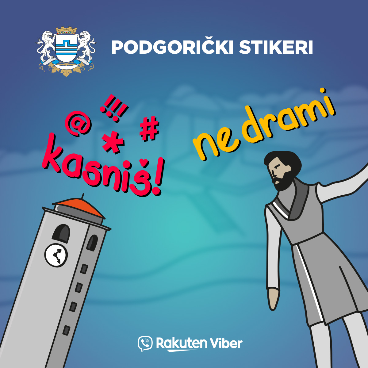 Podgoričke stikere preuzelo više od 20.000 Viber korisnika