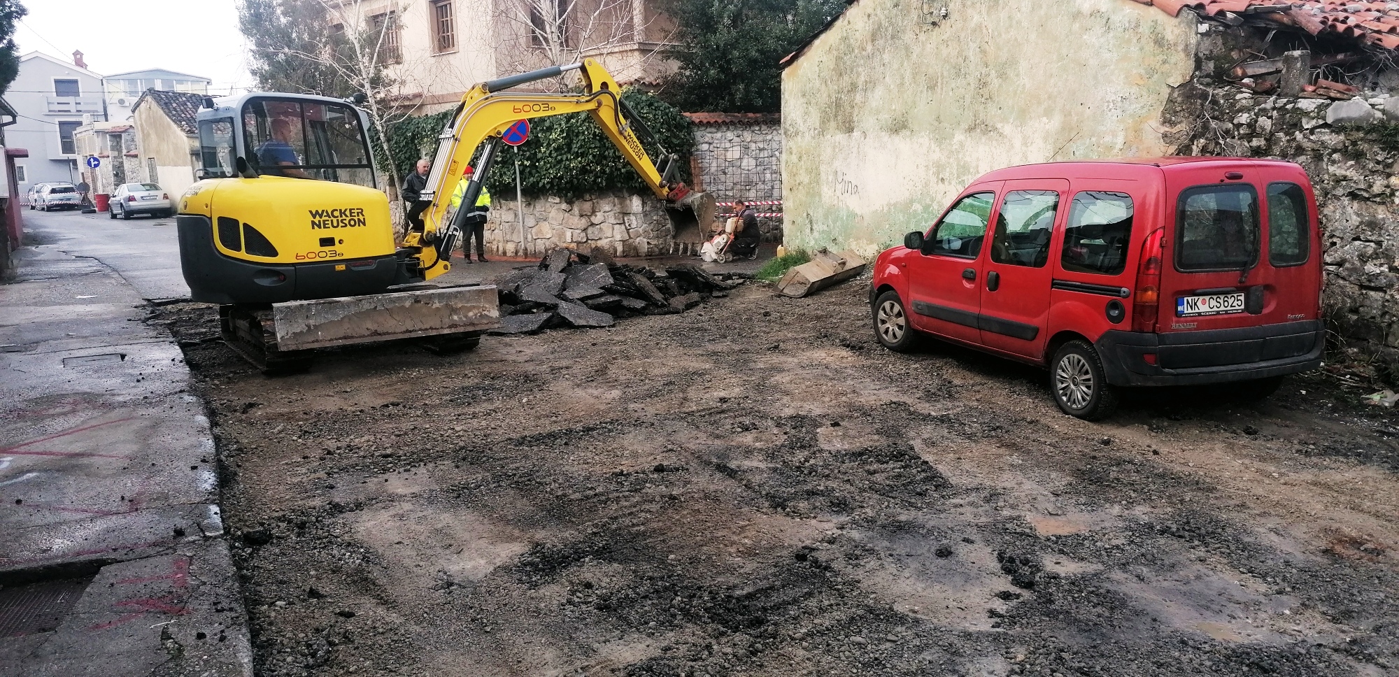 Počela rekonstrukcija Ulice Slobodana Škerovića na Draču