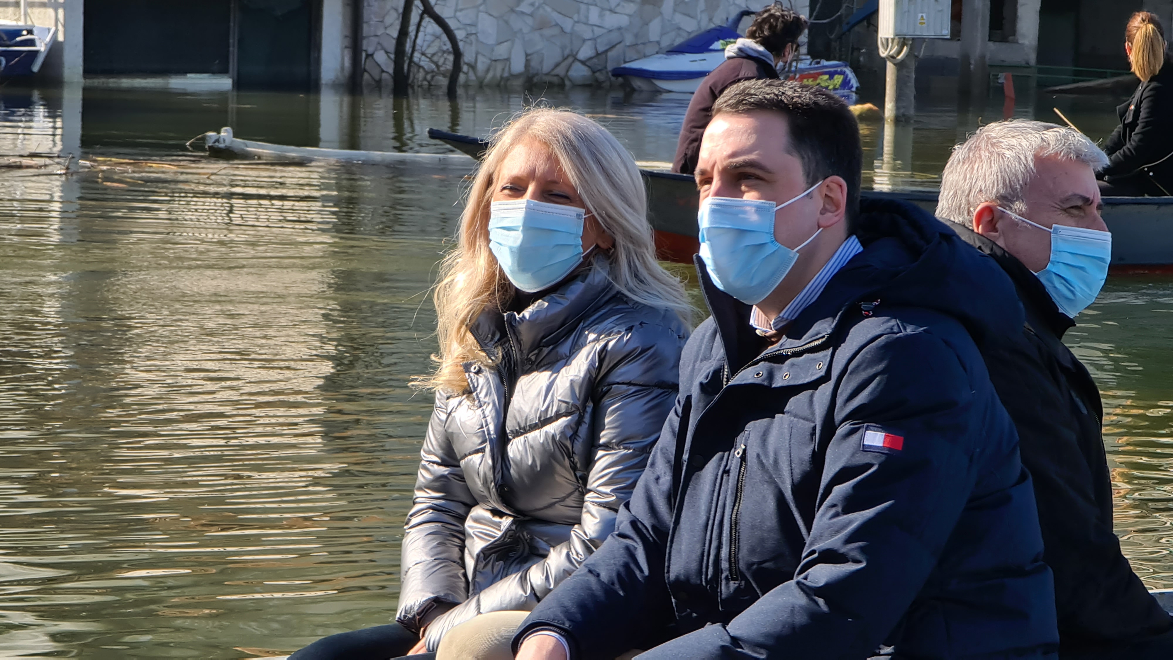 Vuković i Stajović obišli poplavljena područja u opštini Golubovci