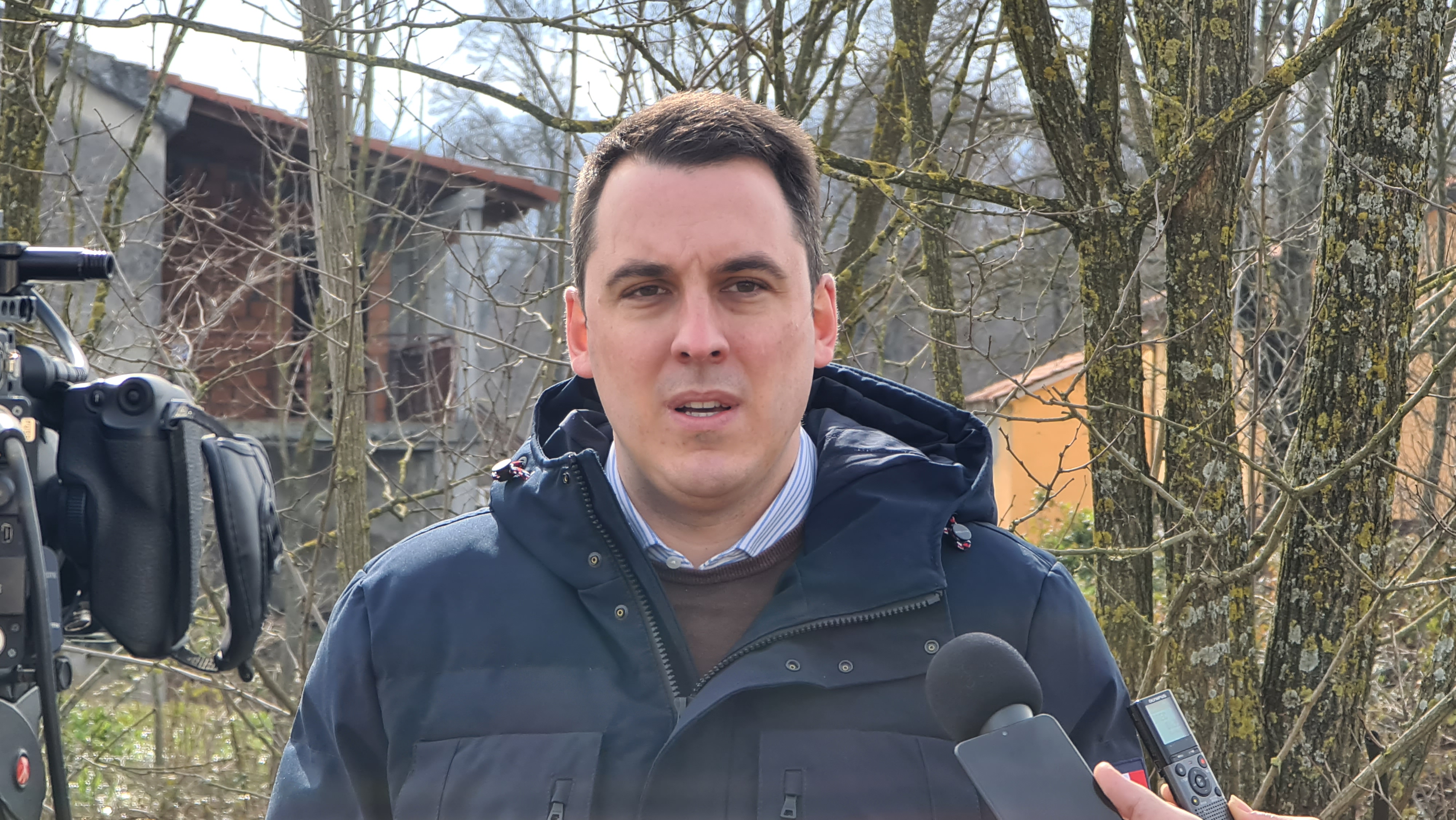 Vuković i Stajović obišli poplavljena područja u opštini Golubovci